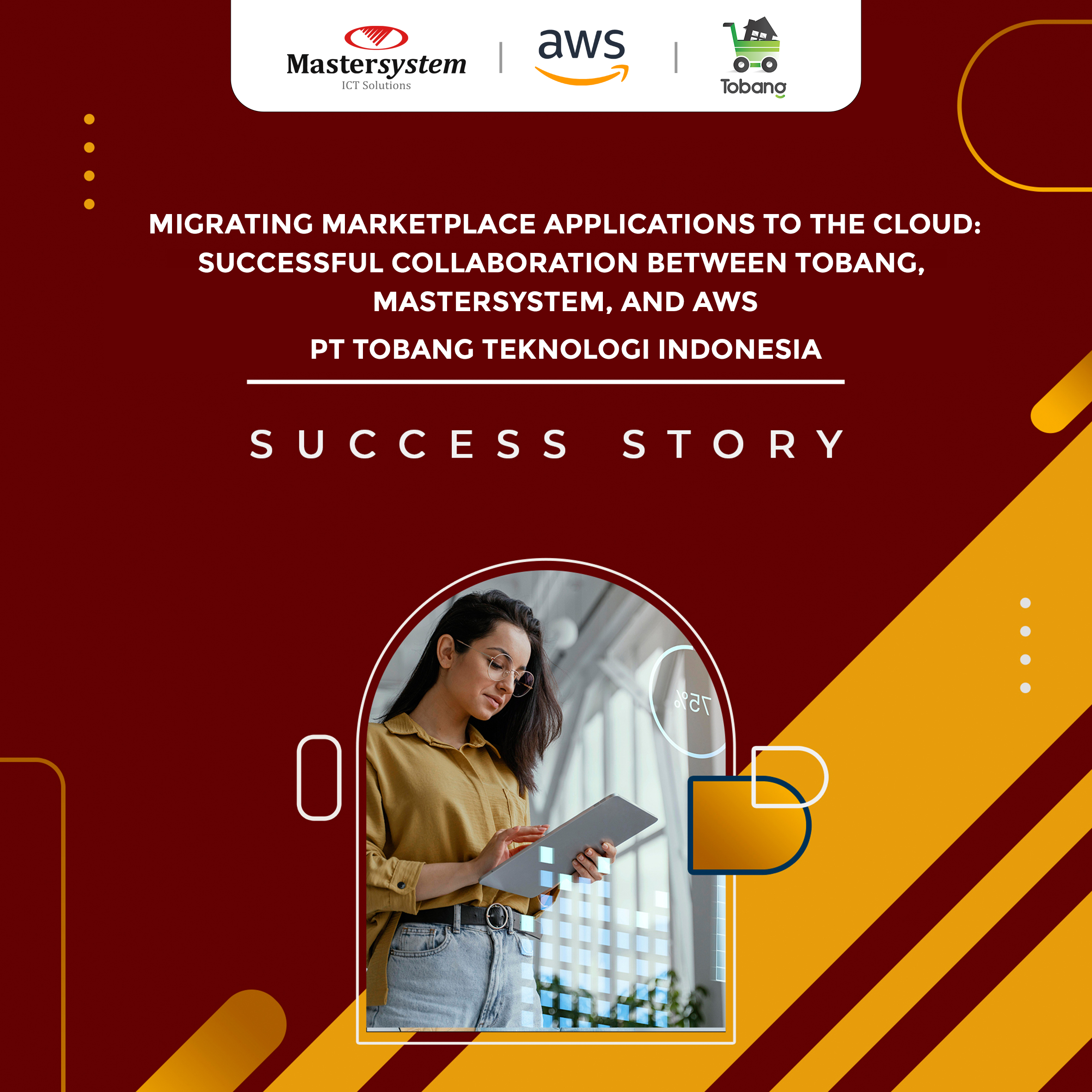 Migrating Marketplace Applications to the Cloud: Successful Collaboration between PT Tobang, Mastersystem, and AWS