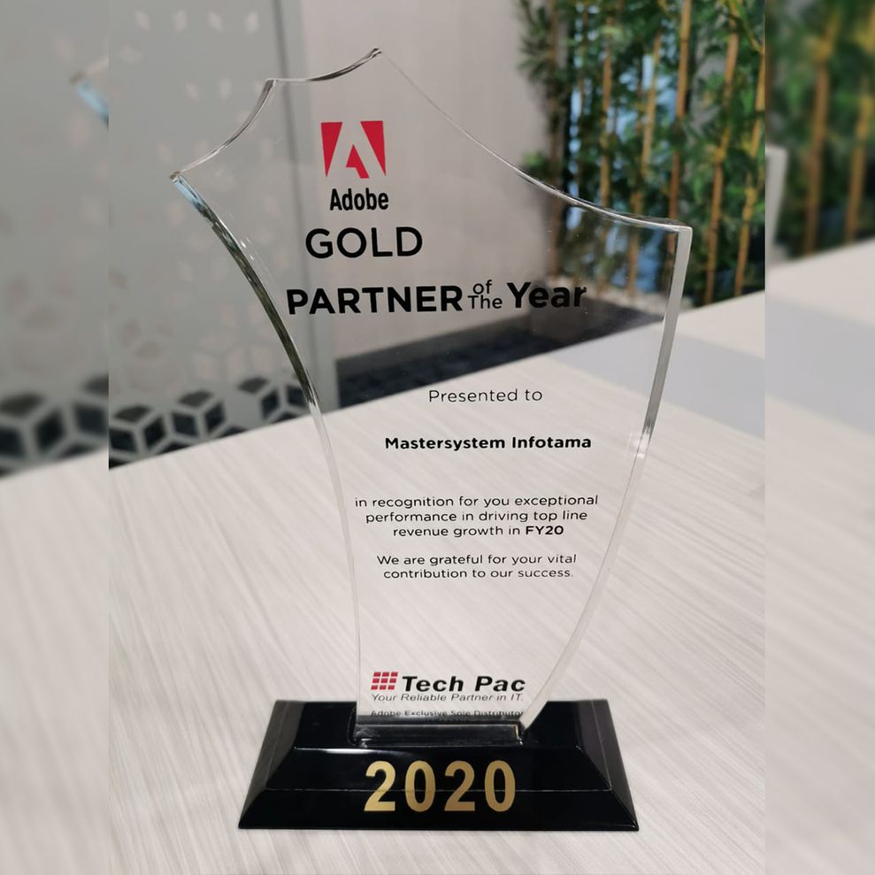 Mastersystem awarded as Adobe Gold Partner of The Year 2020