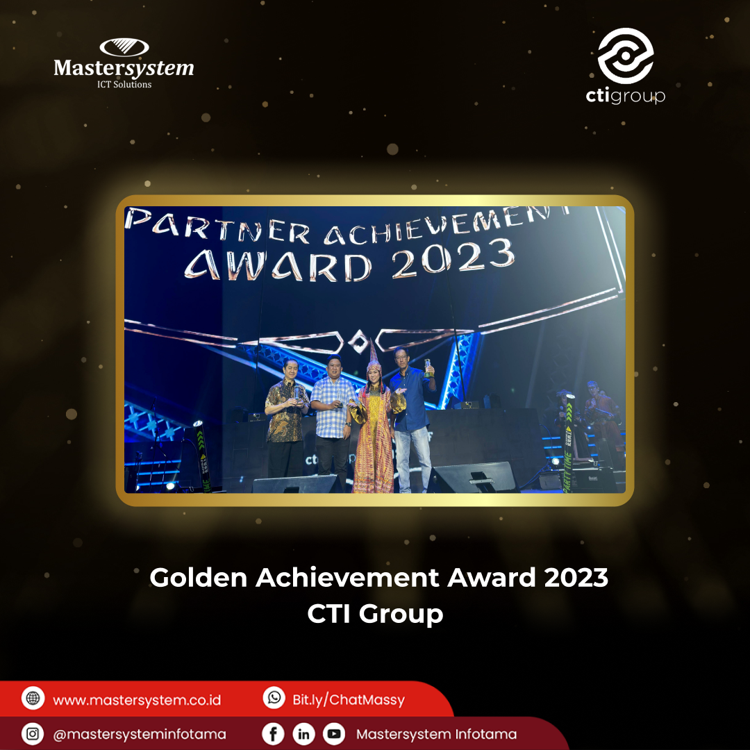 Mastersystem Infotama Kembali Raih Golden Achievement Award di Acara CTI Group Partner Kickoff 2024