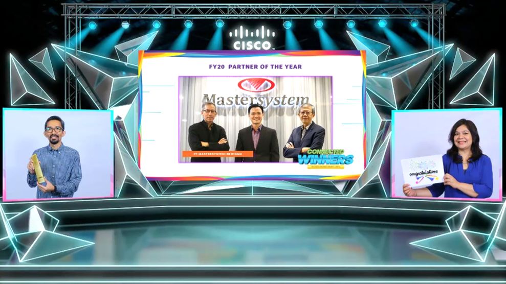Mastersystem Berhasil Raih Cisco Indonesia Partner of The Year 2020