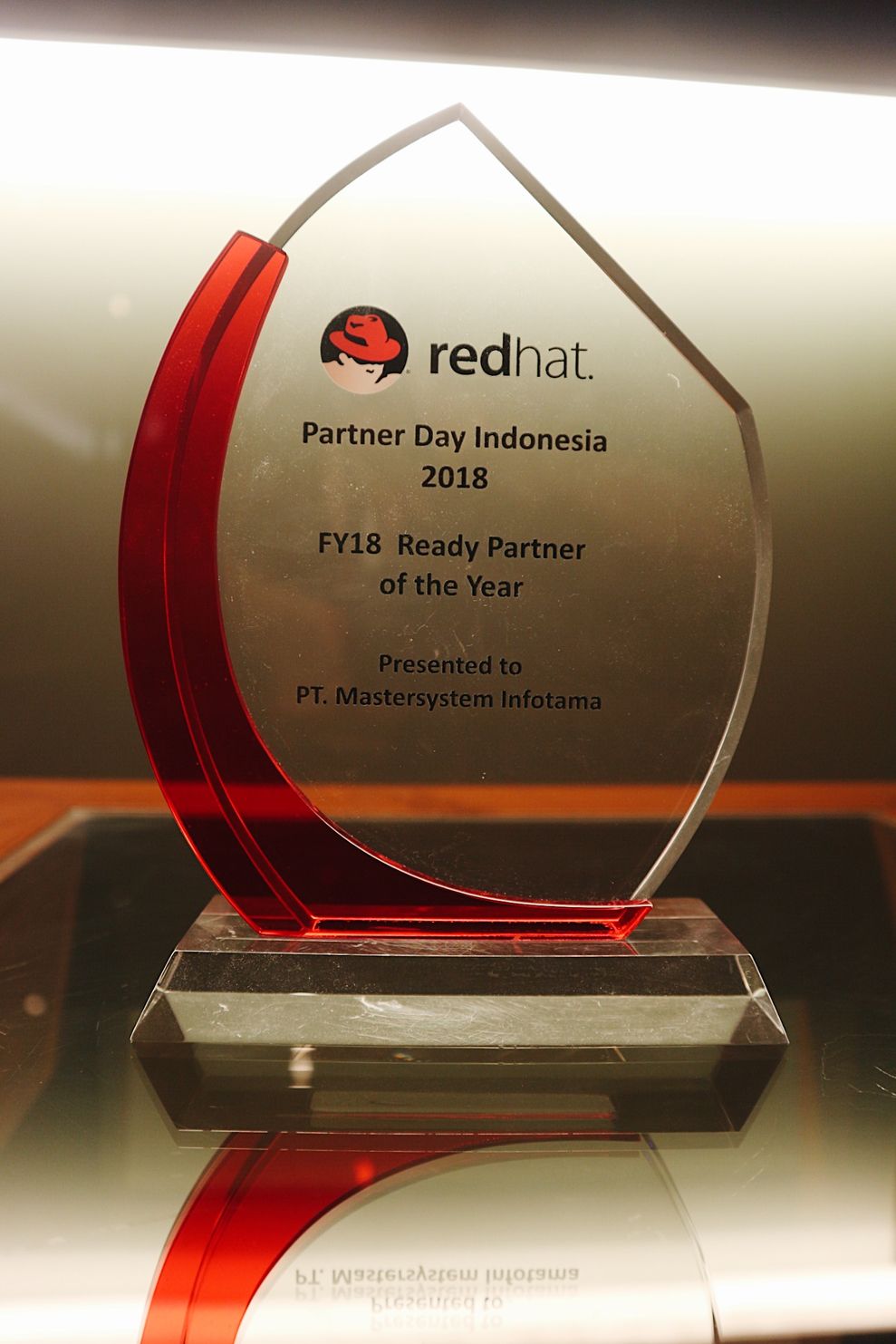 Mastersystem Infotama - Redhat FY18 Ready Partner of the Year.