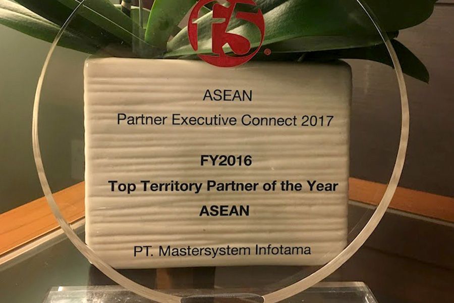 Mastersystem Infotama - 2016 F5 Top Territory Partner of the Year