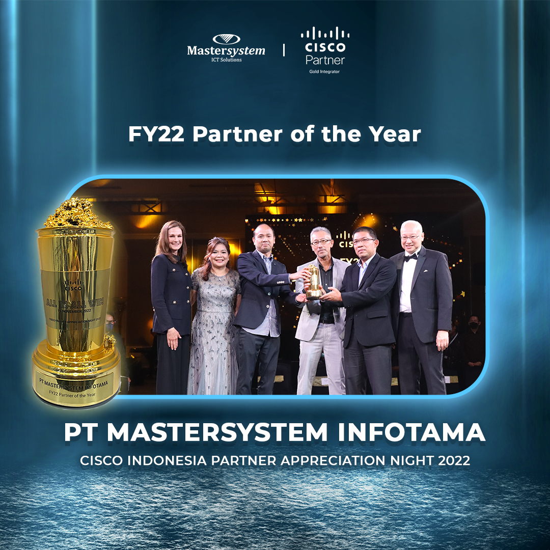 Mastersystem Kembali Raih Cisco Indonesia Partner of the Year ke-11 Kalinya!