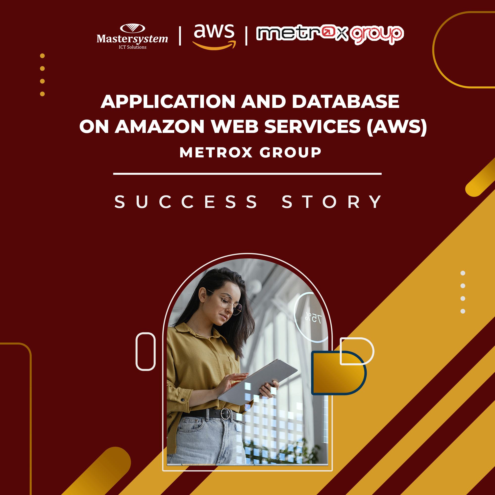 Keberhasilan Implementasi Application dan Database on Amazon Web Services (AWS) di Metrox Group