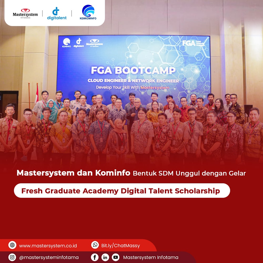 Mastersystem dan Kominfo Bentuk SDM Unggul dengan Gelar “Fresh Graduate Academy Digital Talent Scholarship”