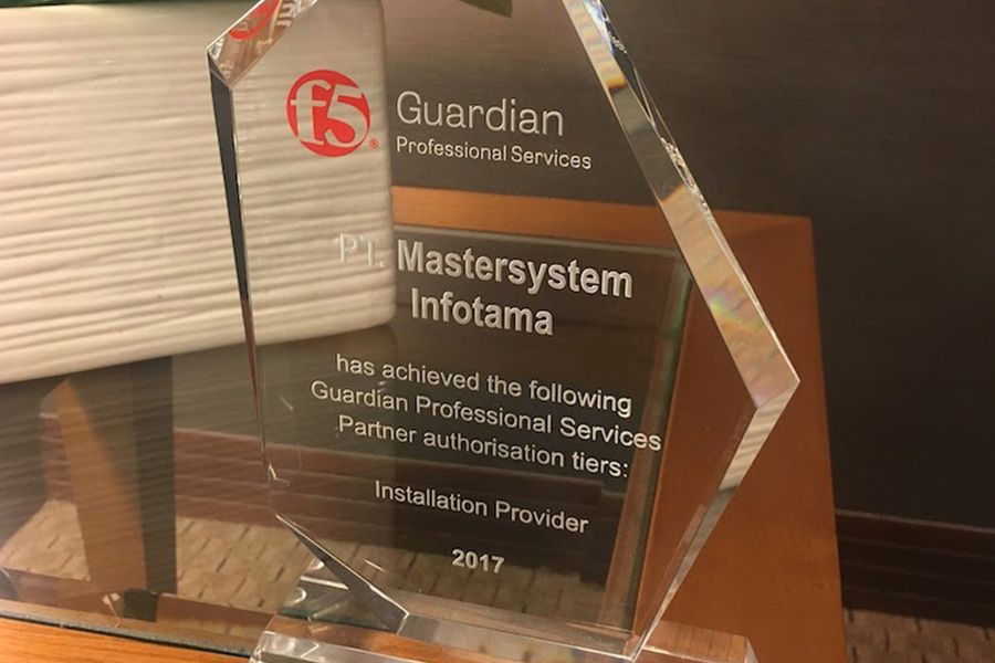 Mastersystem Infotama - 2017 F5 Guardian Professional Services Partner - Installation Provider