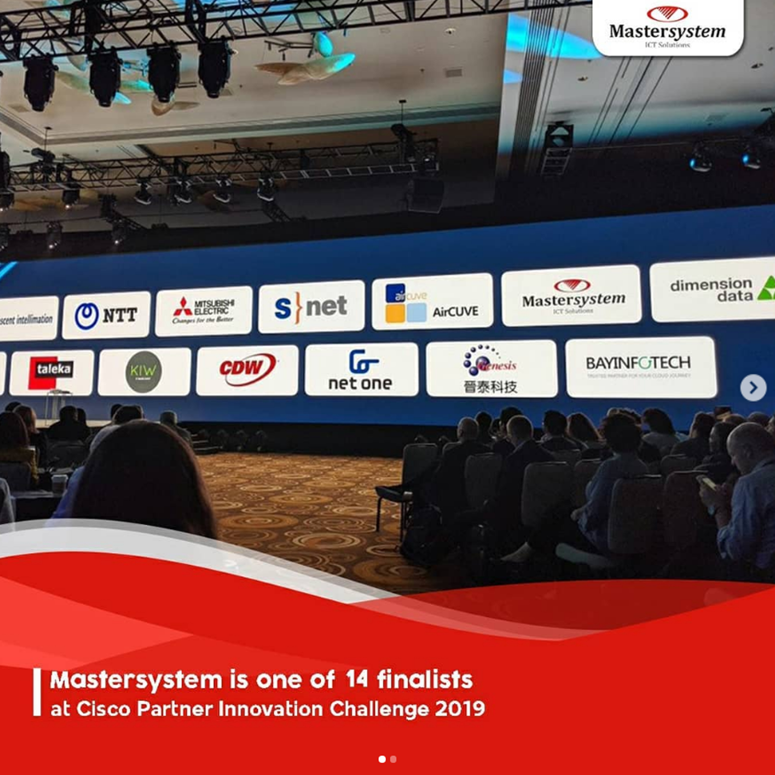 Mastersystem with its MSInsight is recognized as one of 14 finalists at Cisco Partner Innovation Challenge 2019